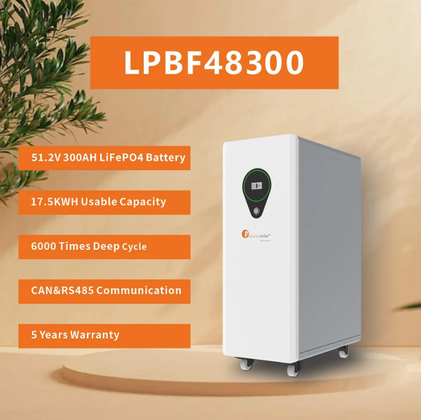 LPBF 48300 15 KWh 300ah 48V Lithiumbatterij