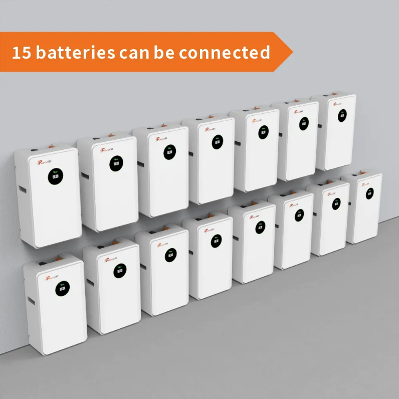 LUX-E-48200LG03 10,5 kWh 51,2 V Zonne-energieopslag Lange cycluslevensduur Ingebouwde BMS Lithium-batterijpakket