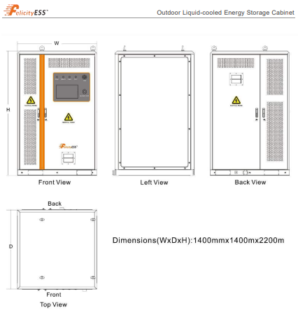FLS-ES232LC-S 232,9kWh modulegebaseerde energieopslagsystemen