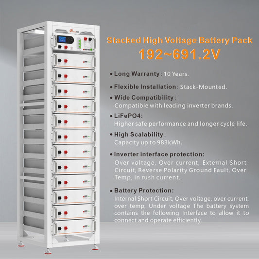 LUX-Y-48100HG01 5.12kWh 51.2V Lithiumbatterij