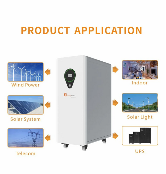 LPBF 48300 15 KWh 300ah 48V Lithiumbatterij