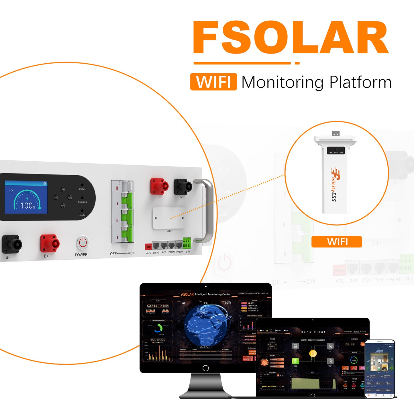 LUX-Y-48100HG01 5.12kWh 51.2V Lithiumbatterij